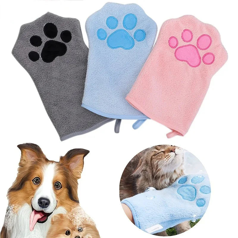 Quick-Dry Pet Grooming Glove