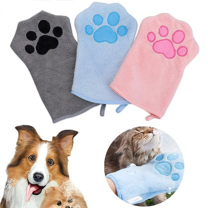 Quick-Dry Pet Grooming Glove