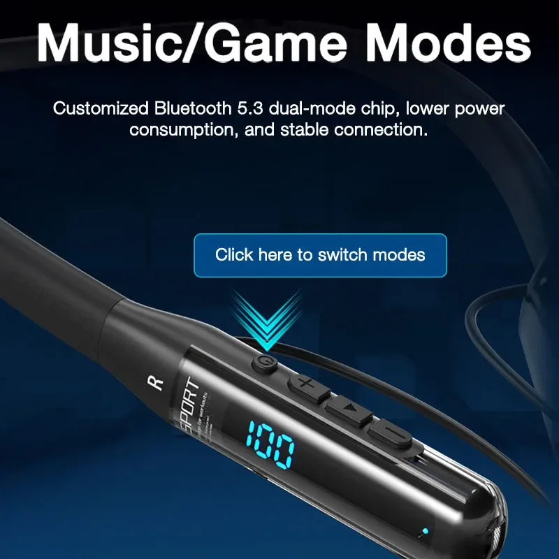 EARDECO Bluetooth 5.3 Neckband Wireless Earphones