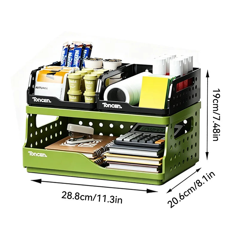 3-Tier Stackable Desk Organizer