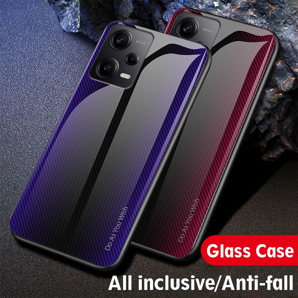 Gradient Glass Case for Xiaomi Redmi Note Series