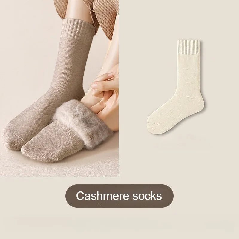 Women’s Wool Blend Thermal Socks 5 Pairs