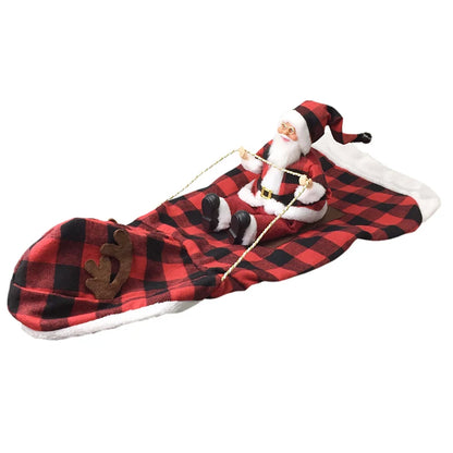 Santa Claus Riding Dog Christmas Costume