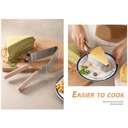 Triangular Stainless Steel Cake Slicer Cutter