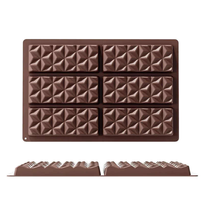 Silicone Break-Apart Chocolate Bar Mold