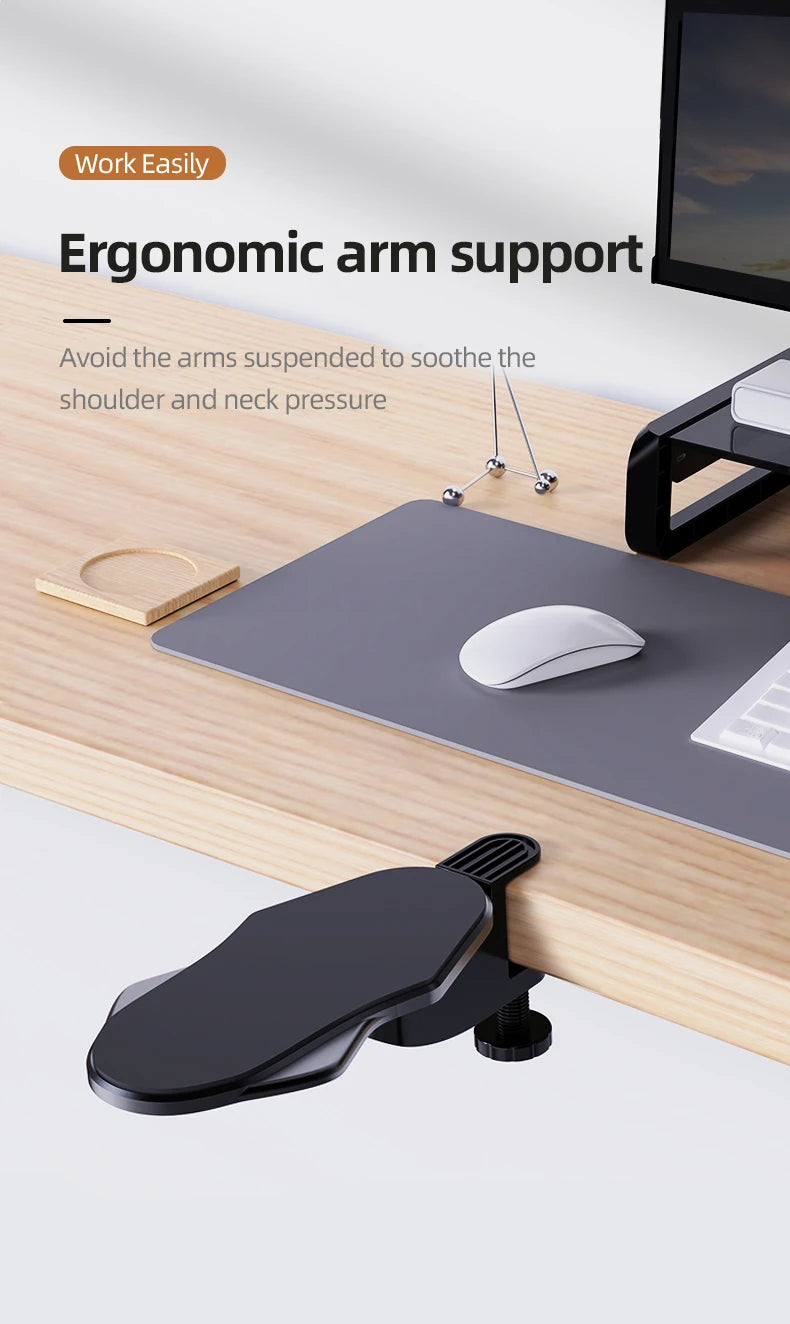 Foldable Rotating Wrist & Elbow Support for Office Desks