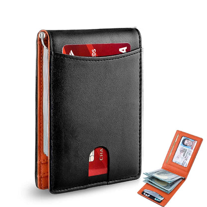 Blocking Slim Leather Wallet