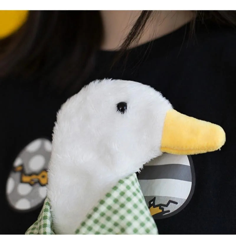 Cute Plush Goose Crossbody Shoulder Bag
