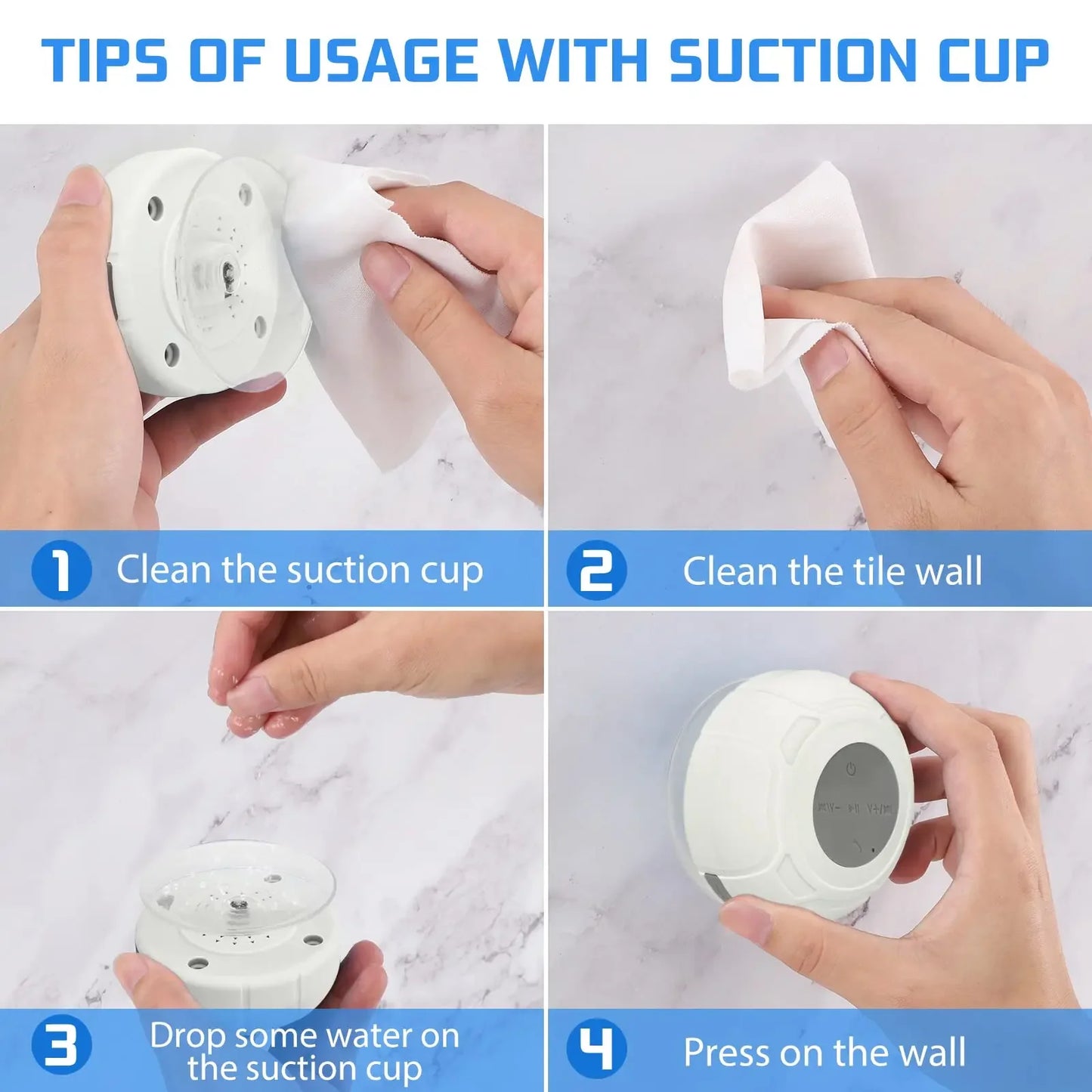 Waterproof Bluetooth Shower Speaker