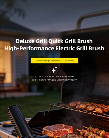 Rechargeable Electric BBQ Grill Cleaning Brush