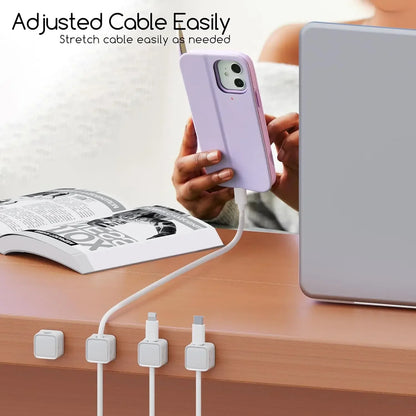 Magnetic Cable Clips & Cord Organiser Set