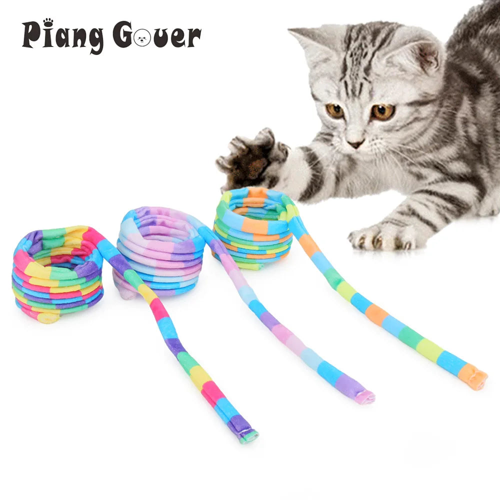 Rainbow Spring Cat Toy Set