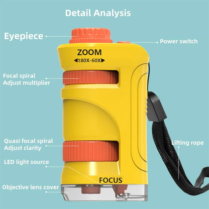 Portable Handheld Educational Microscope