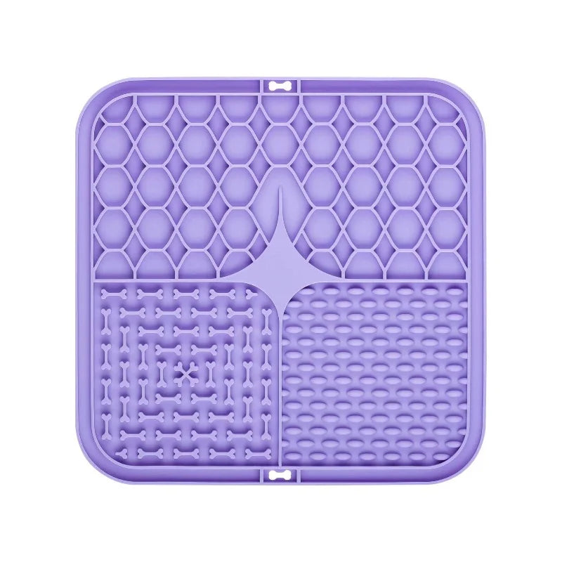 Slow Feeder & Bath Distraction Mat for Dogs