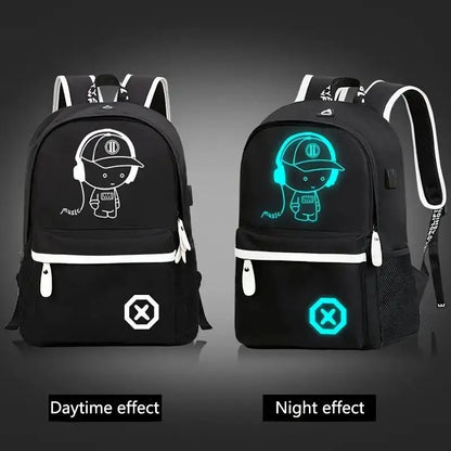 Luminous USB Laptop Backpack