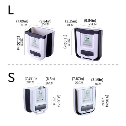 Wall Mounted Folding Kitchen Bin