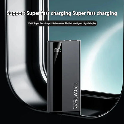 120W Fast Charging Portable Power Bank