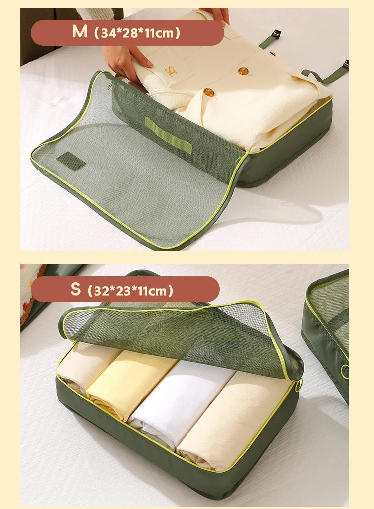 Travel Packing Cube Organiser Set