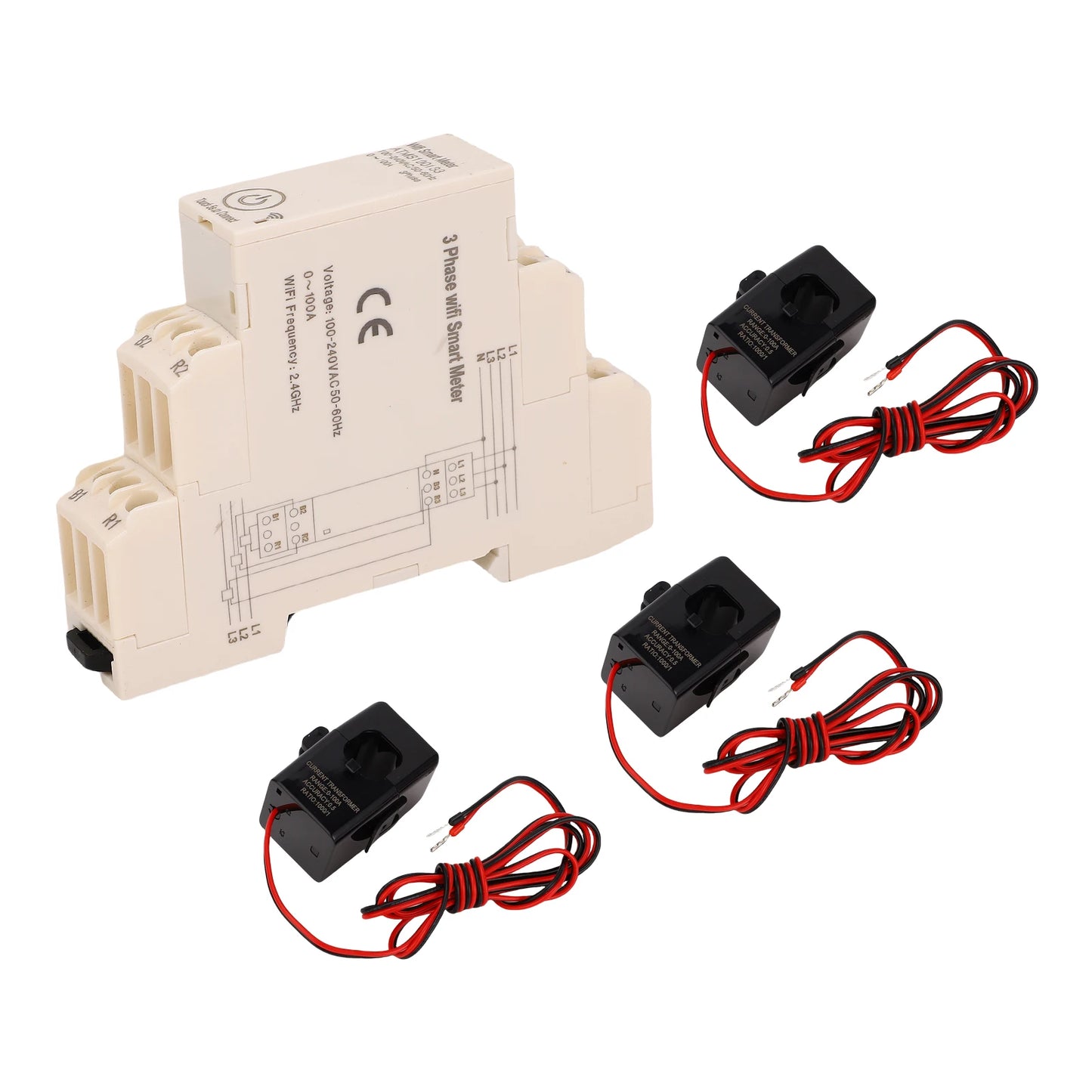 Smart WiFi 3 Phase Energy Meter with APP Monitoring