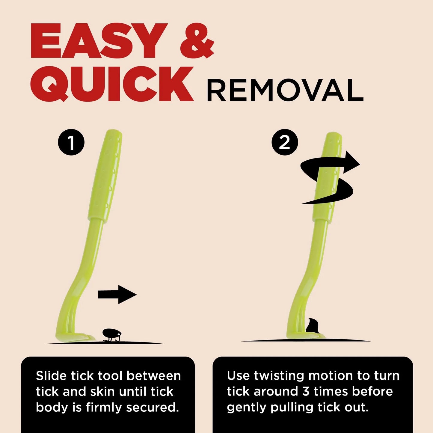 4-in-1 Tick Removal Tool Set