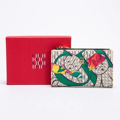 Luxury PU Leather Women’s Wallet with Artistic Print