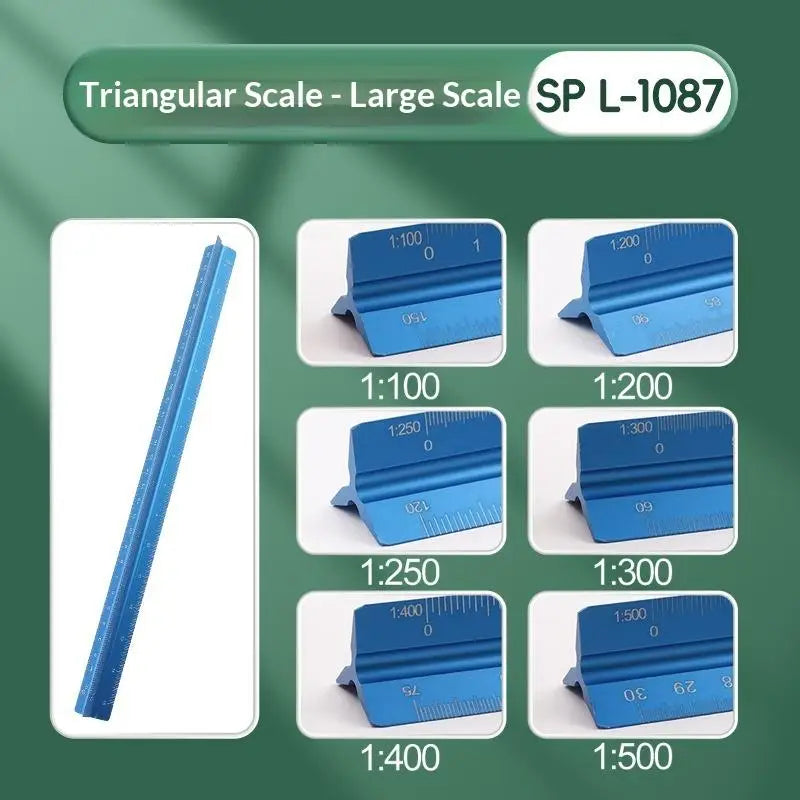 30cm Triangular Scale Ruler for Architects & Engineers