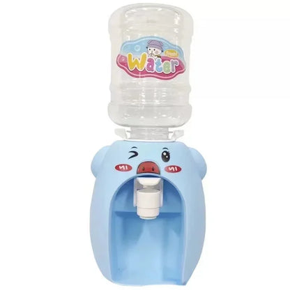 Cartoon Mini Water Cooler with Cup & Bottle