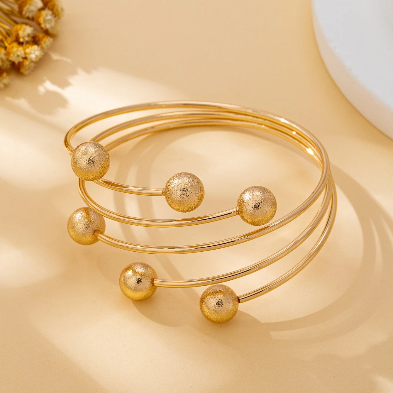 Women’s Ball Multi-Layer Cuff Bracelet
