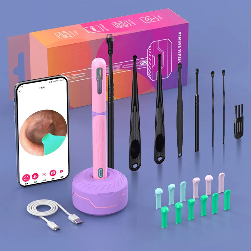 NATFIRE NK3 Pro HD Wireless Ear Cleaner with Camera