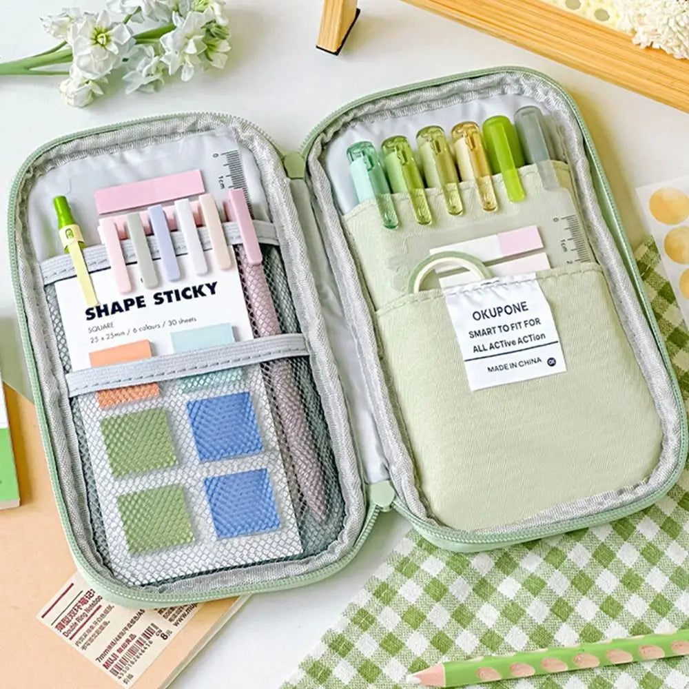 Oxford Multi-Pocket Pencil Case