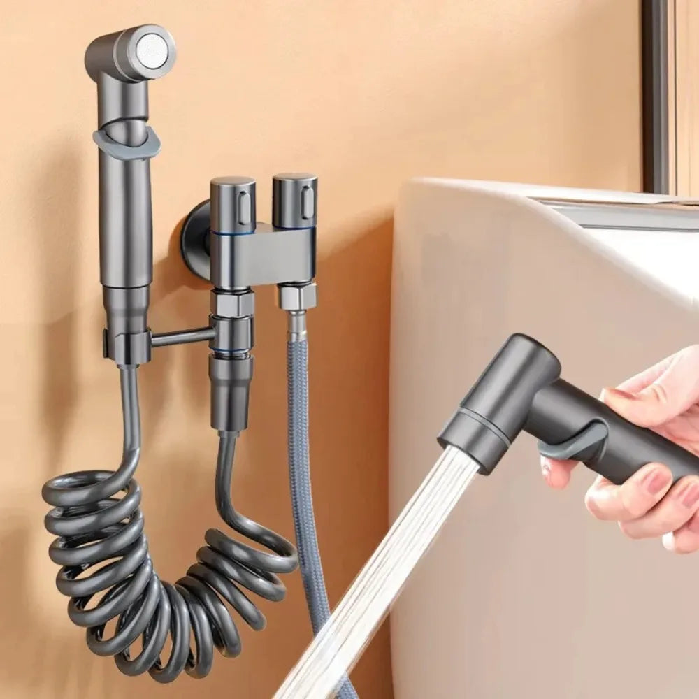 Handheld Toilet Bidet Sprayer Cleaning Set
