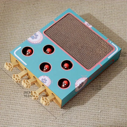 Interactive Pop-Up Cat Scratcher & Puzzle Toy