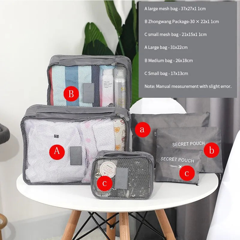 Portable Luggage Organizer Bags for Travel