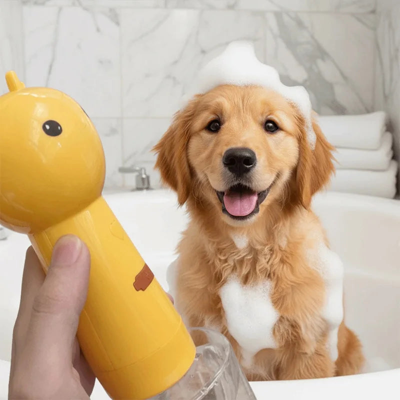 Electric Pet Bath Bubble Machine