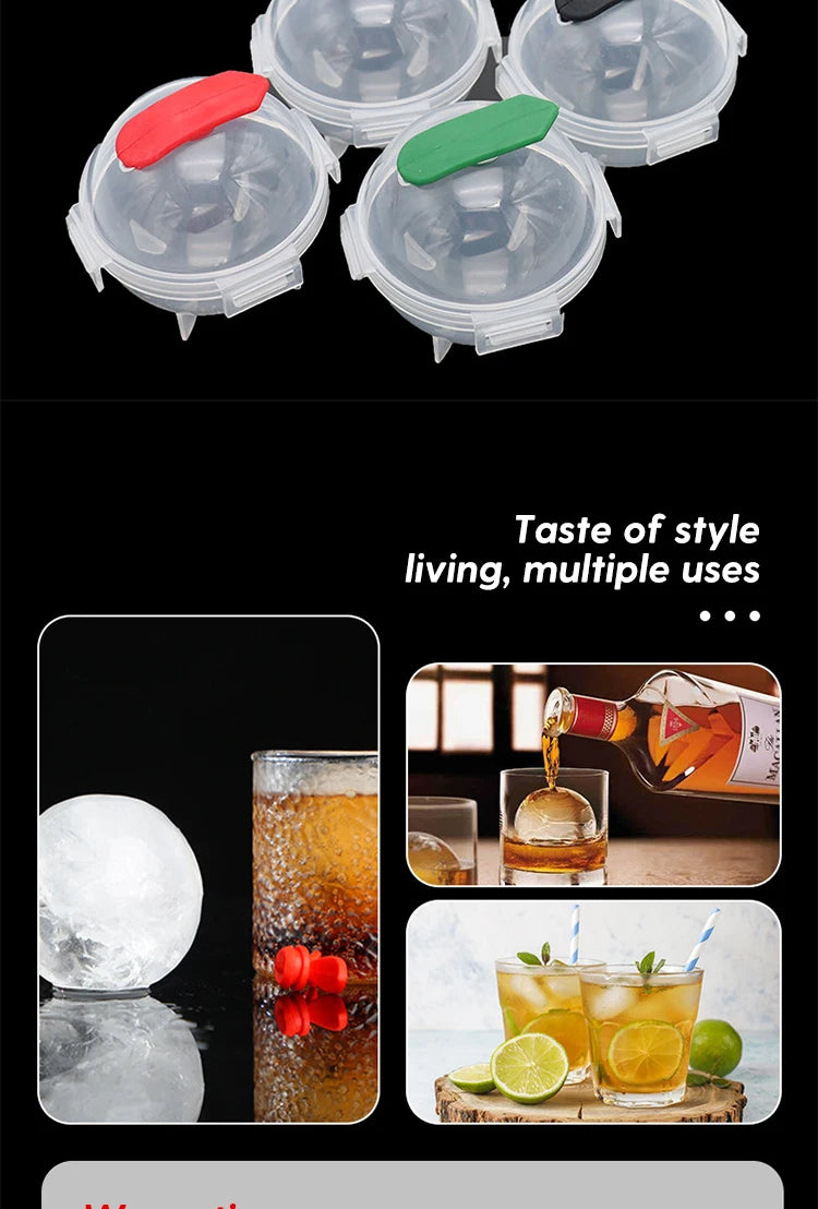 Round Ice Ball Mold Set