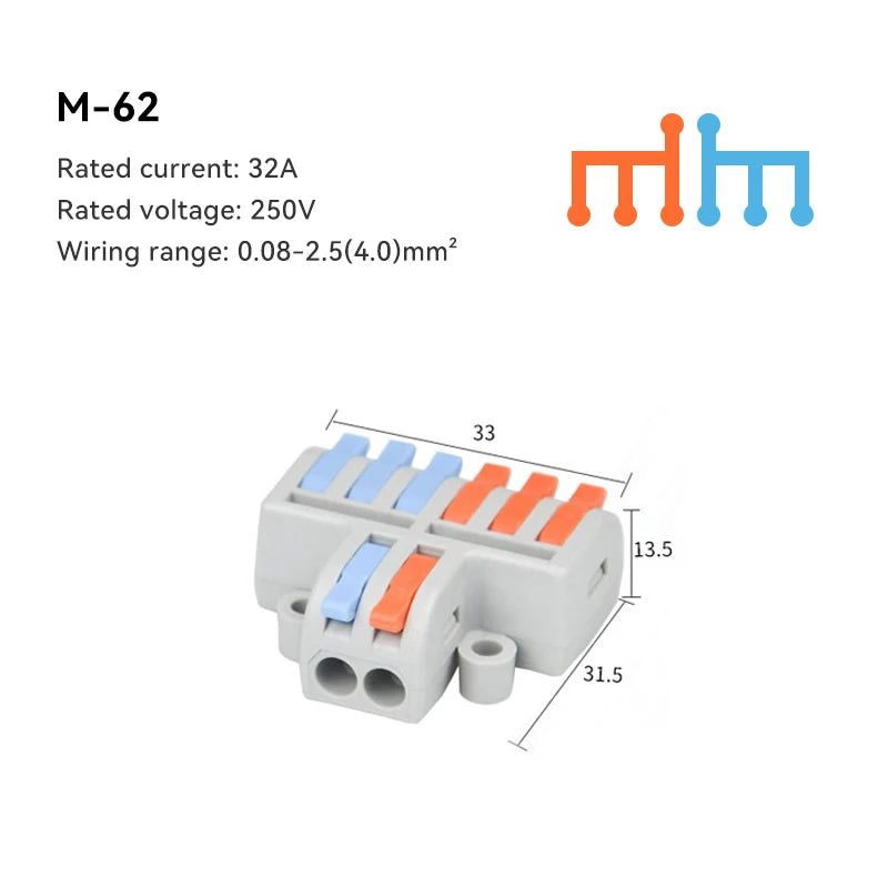 Mini Push-In Wire Connectors