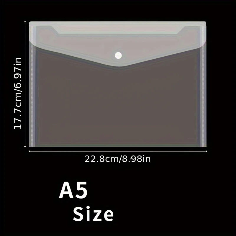 A5 Transparent Document Folder