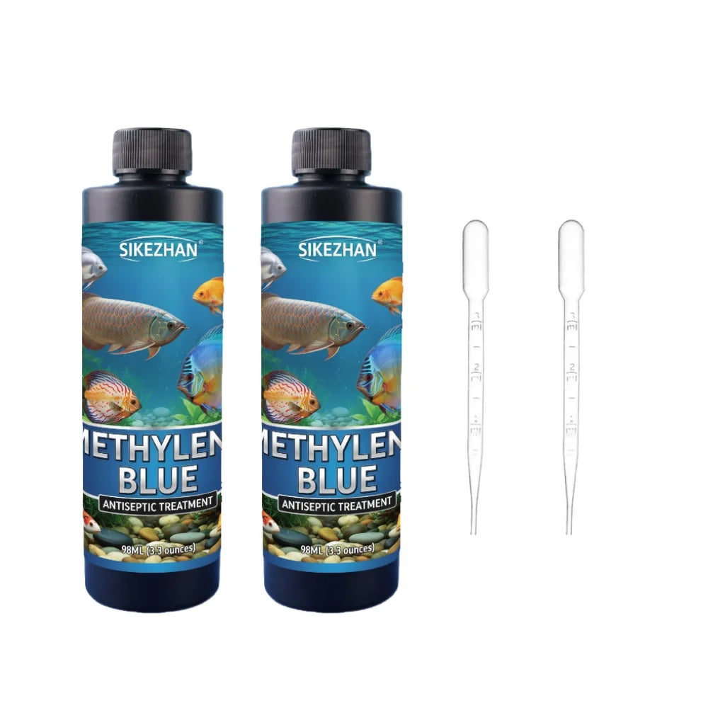 Aquarium Methylene Blue Water Conditioner for Freshwater Fish & Turtles