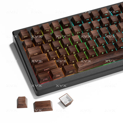 Wood Grain PBT Keycaps