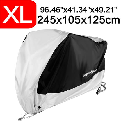 Black Blue Design Waterproof Motorcycle Covers