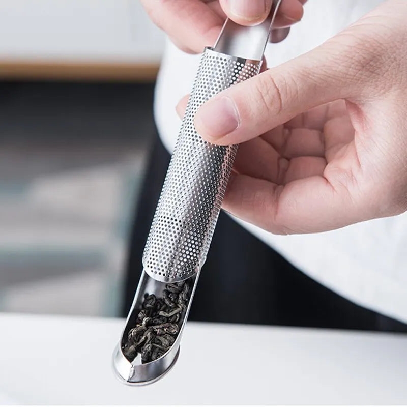 Stainless Steel Loose Leaf Tea Infuser with Long Handle