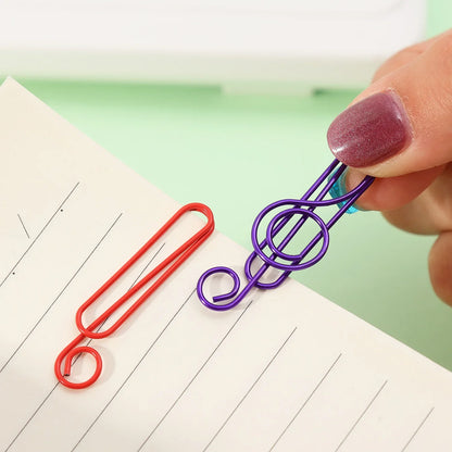 Music Note Paper Clips
