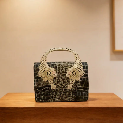 Vintage Mini Top Handle Crossbody Bag