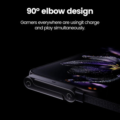 65W USB Fast Charging Cable with Phone Holder