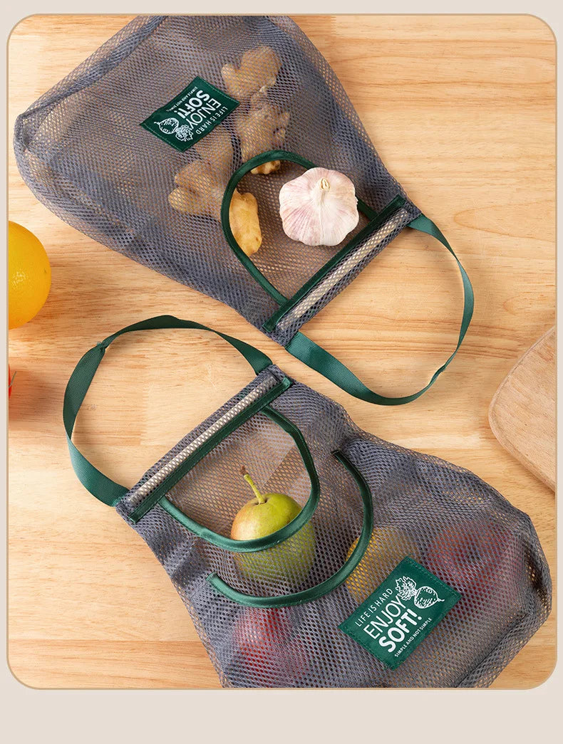 Reusable Hanging Produce Storage Bag