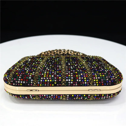 Luxury Rhinestone Evening Clutch Bag