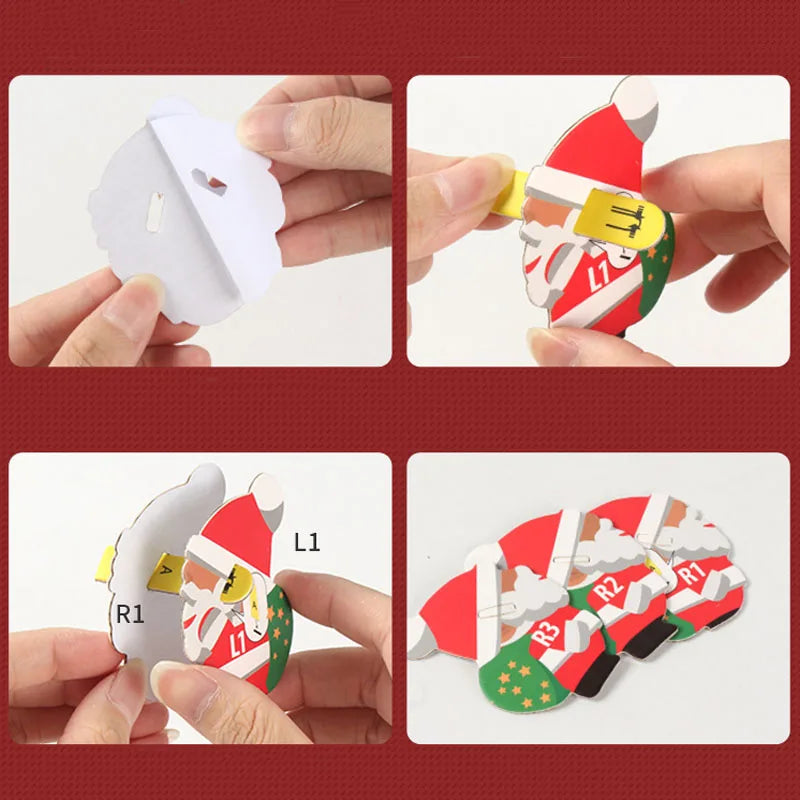 3D Santa Claus Christmas Paper Puzzle