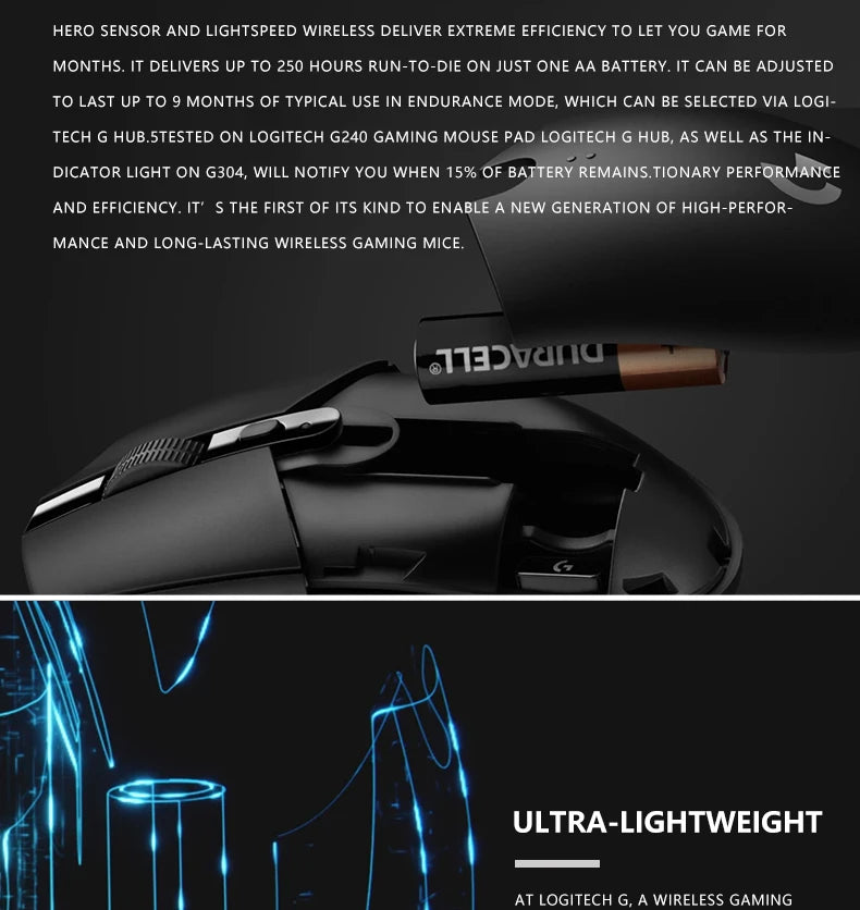 Logitech G304 LIGHTSPEED Wireless Gaming Mouse