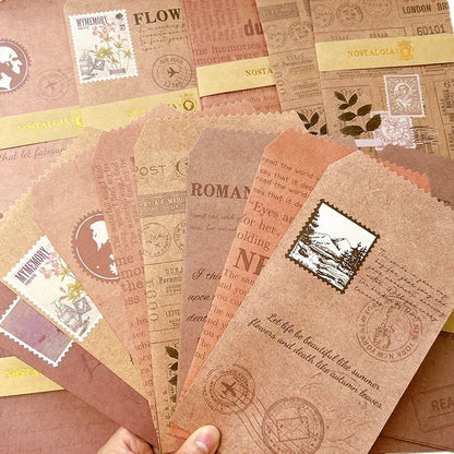 Cute Pattern Paper Envelope Set