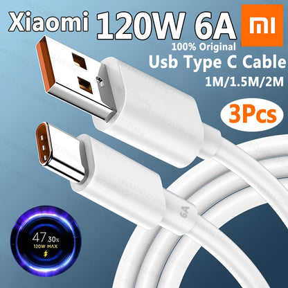 Original Xiaomi 120W USB-C Fast Charging Cable